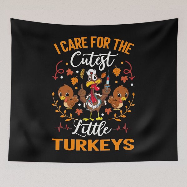 Item preview, I Care For The Cutest Little Turkeys designed and sold by KunNero.