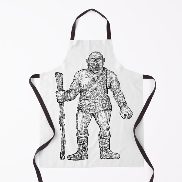 Item preview, Tartaro Tartalo or Torto a Strong One-Eyed Giant in Basque Mythology Similar to Greek Cyclops Drawing designed and sold by patrimonio.