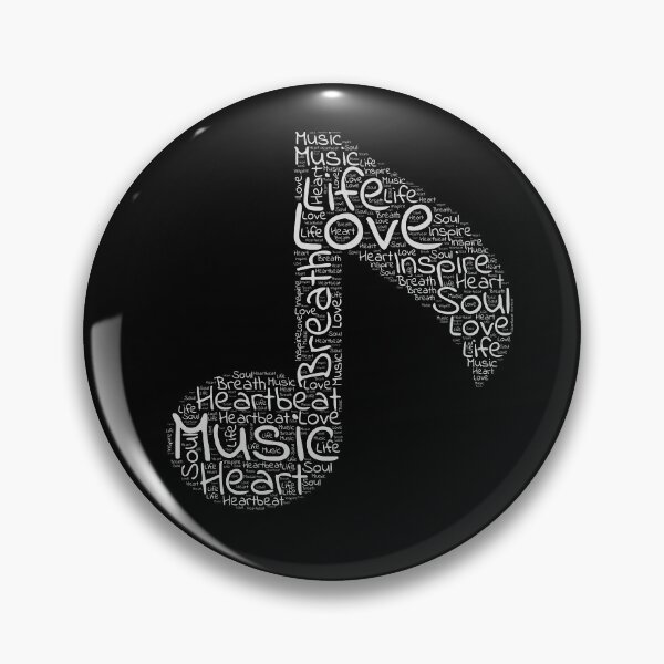 Item preview, Music is the Heartbeat of Life - Cool music note design designed and sold by NadyaCC.