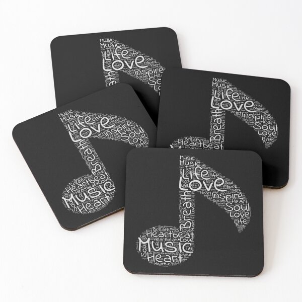 Item preview, Music is the Heartbeat of Life - Cool music note design designed and sold by NadyaCC.