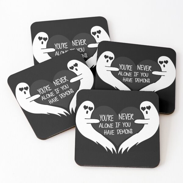 Item preview, YOU'RE NEVER ALONE IF YOU HAVE DEMONS designed and sold by CatByDesign.