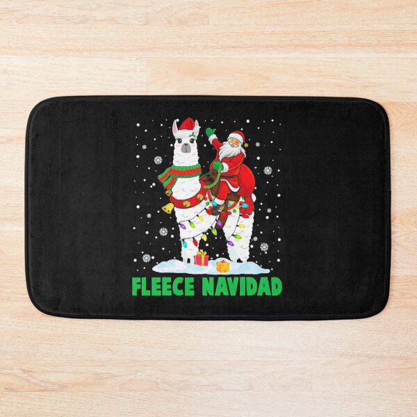 Item preview, Fleece Navidad Christmas Lights Santa Classic designed and sold by Gayle0Theberge.