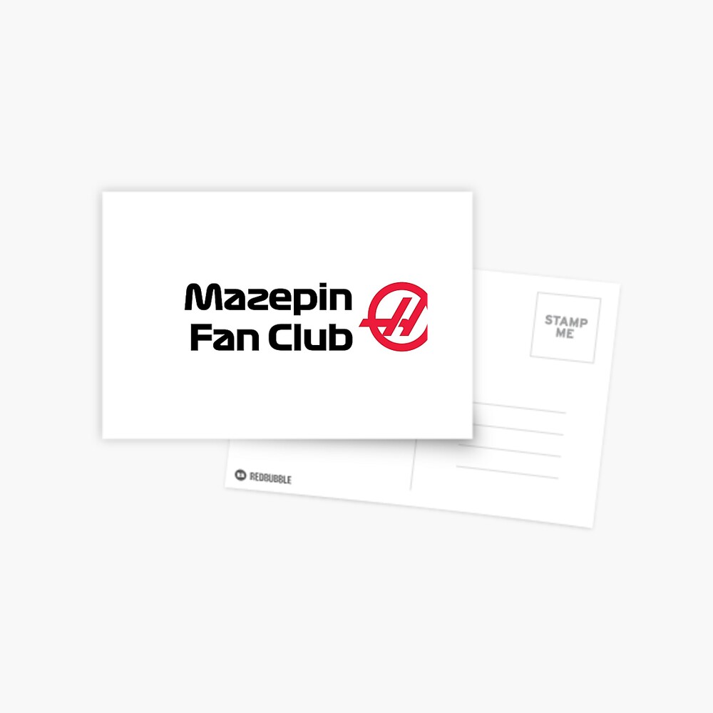 "Nikita Mazepin Formula 1 F1 Stan Fan Club Fanatic Meme " Postcard by