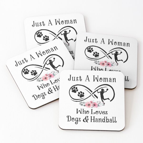 Item preview, just a woman who loves dogs and Handball designed and sold by luytkaka.