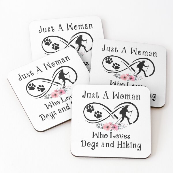 Item preview, just a woman who loves dogs and Hiking designed and sold by luytkaka.