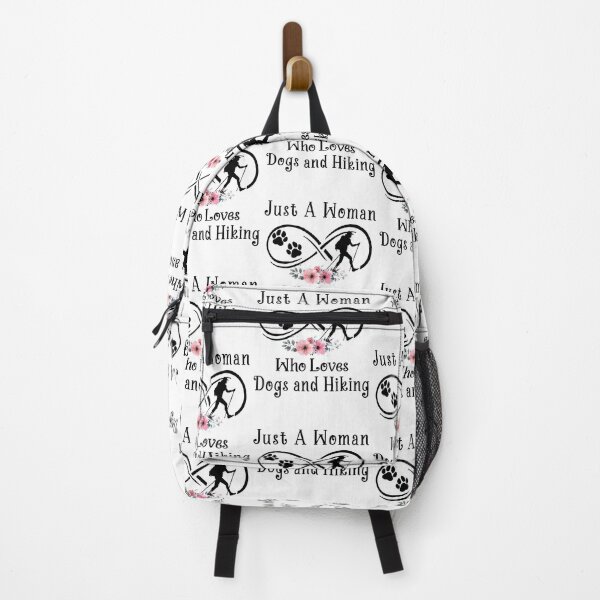 Item preview, just a woman who loves dogs and Hiking designed and sold by luytkaka.