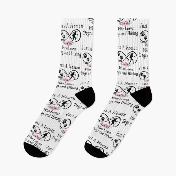 Item preview, just a woman who loves dogs and Hiking designed and sold by luytkaka.