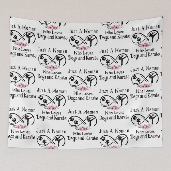 Item preview, just a woman who loves dogs and Karate designed and sold by luytkaka.