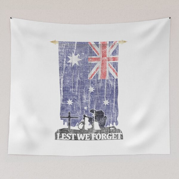 Aperçu de l'œuvre N'oublions pas, ANZAC Day, ANZAC créée et vendue par ObsessedOyster.