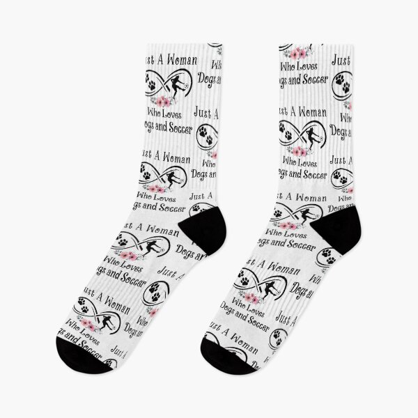 Item preview, just a woman who loves dogs and Soccer designed and sold by luytkaka.