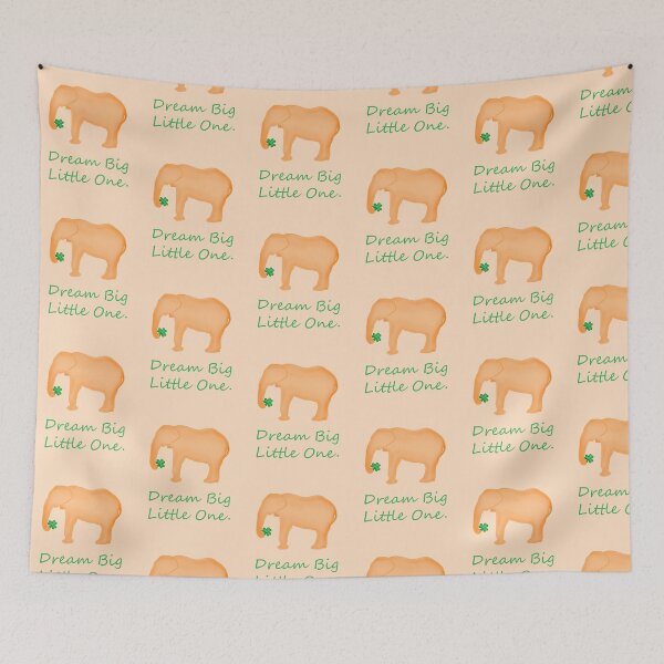 Item preview, Orange Elephant Dream Big designed and sold by BeachBumFamily.