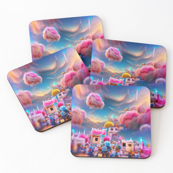 Item preview, Ancient Neon Kingdom of Cotton Candy designed and sold by trippingonpixel.