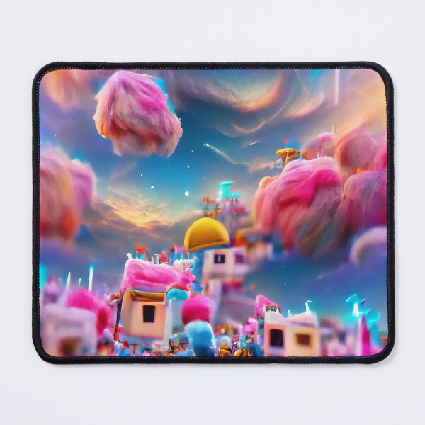 Item preview, Ancient Neon Kingdom of Cotton Candy designed and sold by trippingonpixel.
