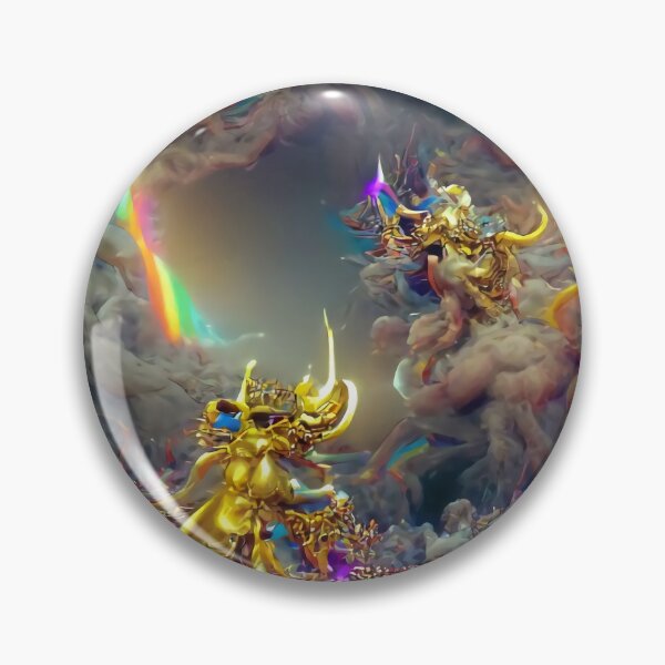 Item preview, Battle of the Celestial Gods in a Kingdom of Gold designed and sold by trippingonpixel.