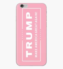 Preppy Pink Trump Make America Great iPhone Case