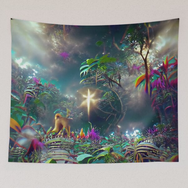 Item preview, Celestial Jungle Kingdom designed and sold by trippingonpixel.