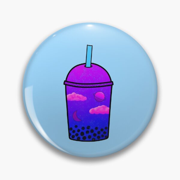 Item preview, Pink Cloud Planet Sky Boba Bubble Tea Drink designed and sold by KTCreativeSide.