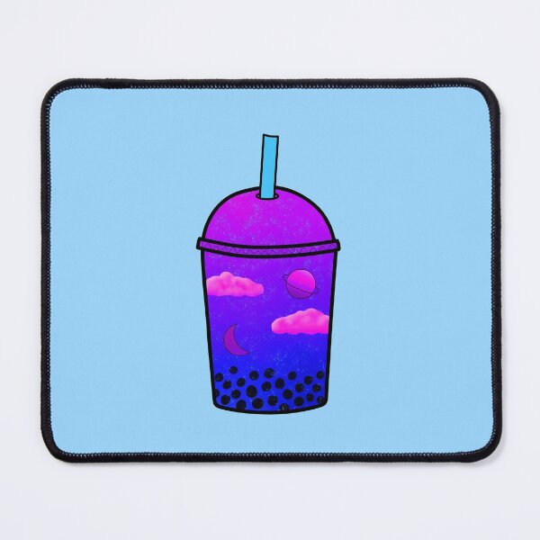 Item preview, Pink Cloud Planet Sky Boba Bubble Tea Drink designed and sold by KTCreativeSide.