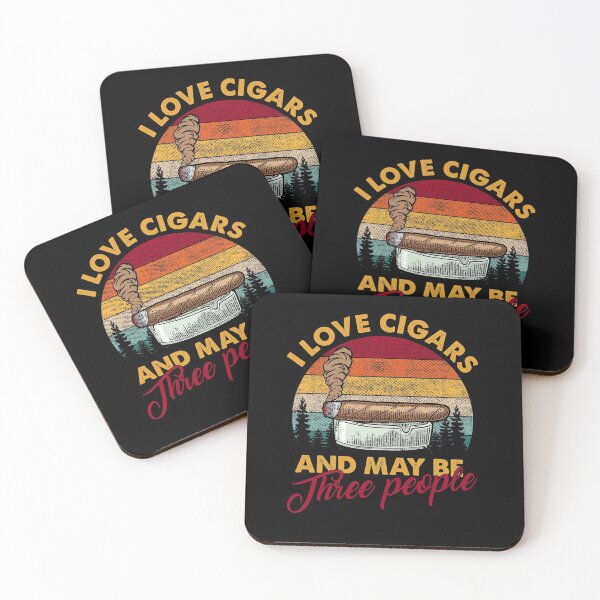 Item preview, Funny Cigar Lover I Love Cigar And Maybe 3 People designed and sold by Alexbilii02.