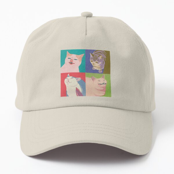 Four Meme Cats of the Apocalypse Dad Hat