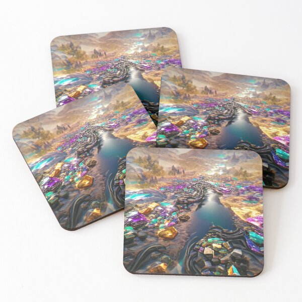 Item preview, Gemstone Rivers of Quicksand designed and sold by trippingonpixel.