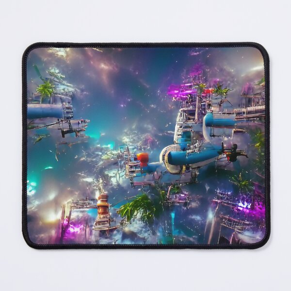 Item preview, Magical Kingdom of the Galactic Jungle Space Station designed and sold by trippingonpixel.