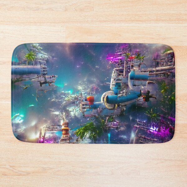 Item preview, Magical Kingdom of the Galactic Jungle Space Station designed and sold by trippingonpixel.