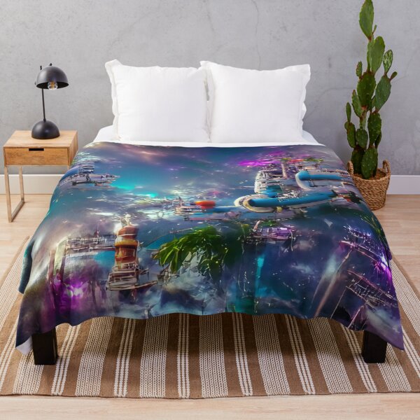 Item preview, Magical Kingdom of the Galactic Jungle Space Station designed and sold by trippingonpixel.