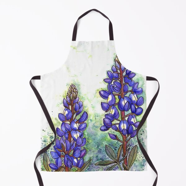 Item preview, Texas Bluebonnets Ink and Watercolor designed and sold by InBloomInk.