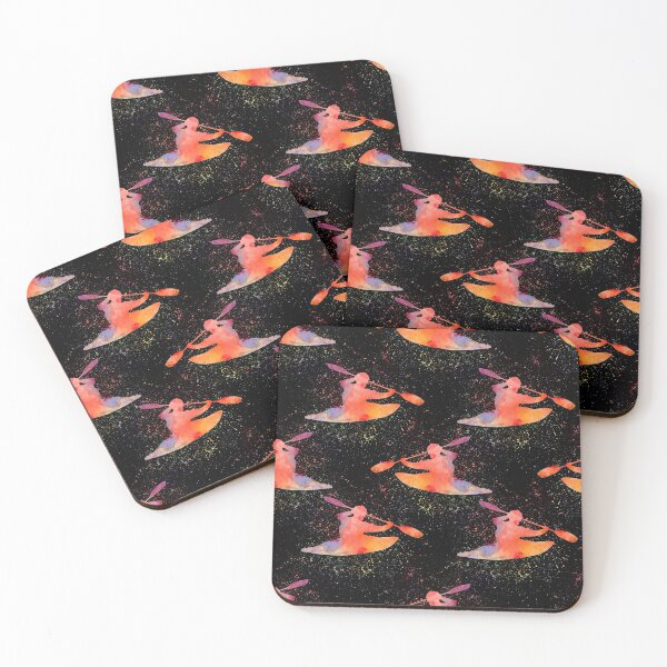 Item preview, Kayaking Watercolor Art Pattern designed and sold by DesignForYou79.