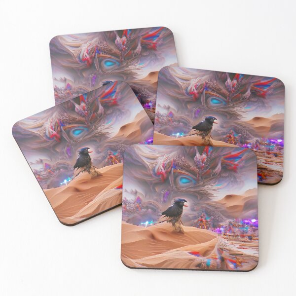 Item preview, Raven of the Desert Dream Realm designed and sold by trippingonpixel.