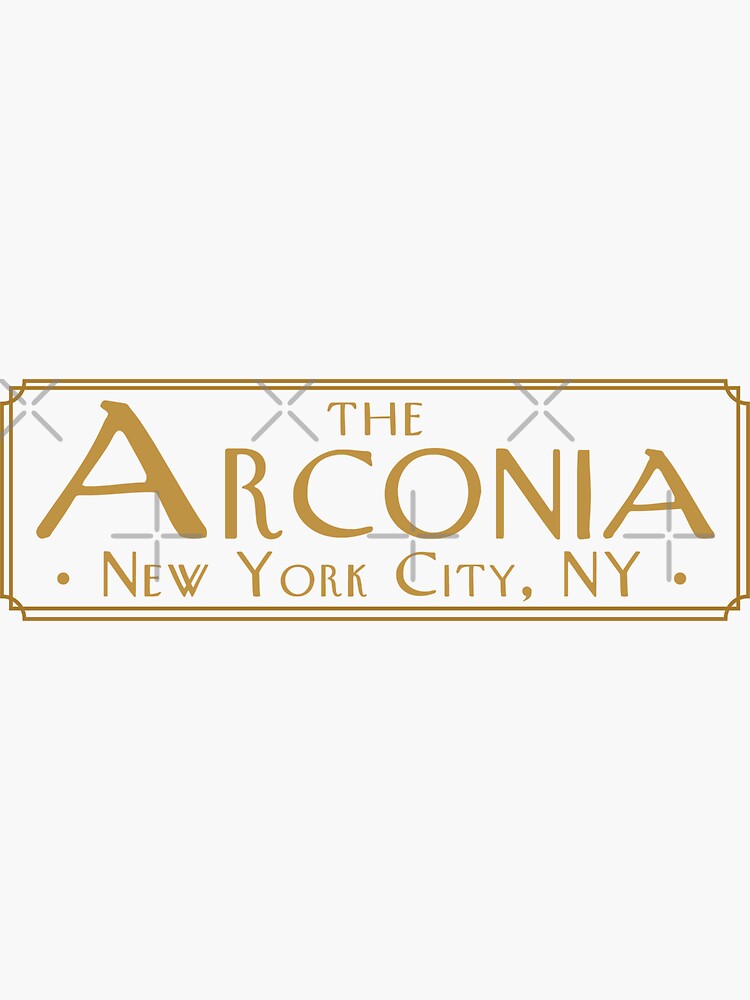"Arconia Apartments, New York City, New York" Sticker for Sale by