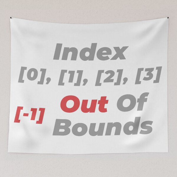 Item preview, Index Out Of Bounds Exception designed and sold by Mechashadow.