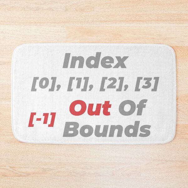 Item preview, Index Out Of Bounds Exception designed and sold by Mechashadow.