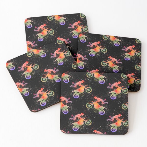 Item preview, Motocross Watercolor Art Pattern designed and sold by DesignForYou79.