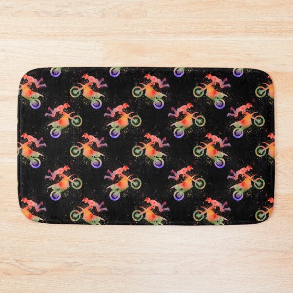 Item preview, Motocross Watercolor Art Pattern designed and sold by DesignForYou79.