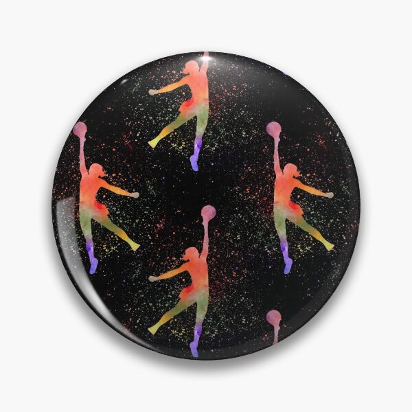 Item preview, Netball Watercolor Art Pattern designed and sold by DesignForYou79.