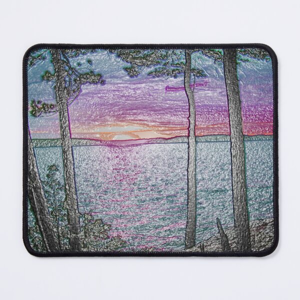 Item preview, Lake Sunset-Colour Embossed -Available As Art Prints-Mugs,Cases,Duvets,T Shirts,Stickers,etc designed and sold by born30.