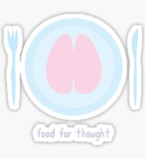 Zombie - Food for thought Sticker