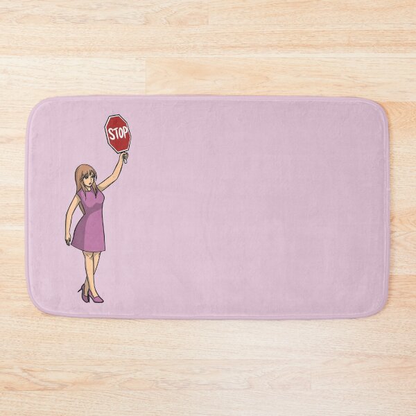 Item preview, Woman holding stop sign for international day the elimination of violence against women designed and sold by HeatherPhn.