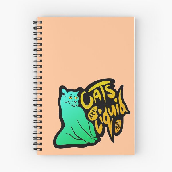 Item preview, Cats are liquid - Color version designed and sold by ArtonautGanj.