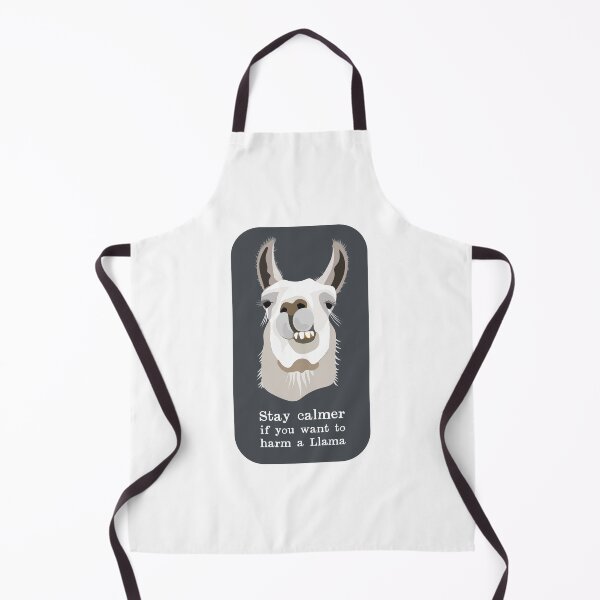 Item preview, Llama, Stay calmer if you want to harm a llama designed and sold by wheatbeltdesign.