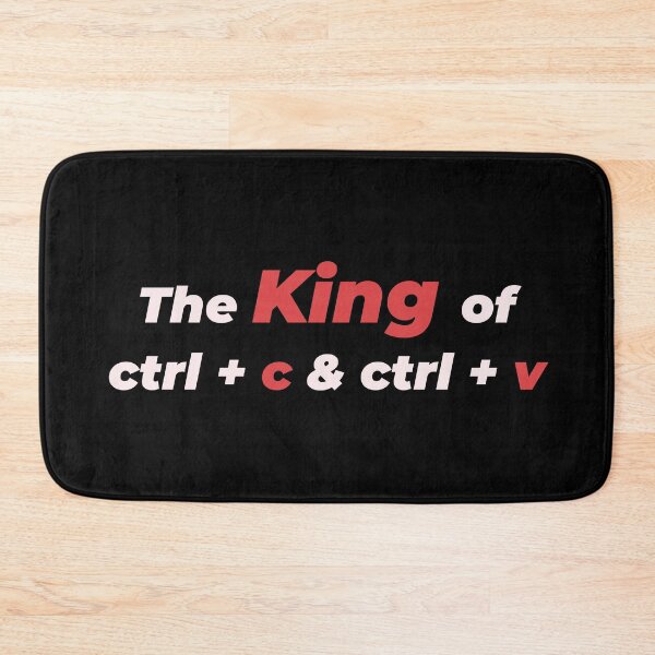 Item preview, The King Of Copy And Paste designed and sold by Mechashadow.