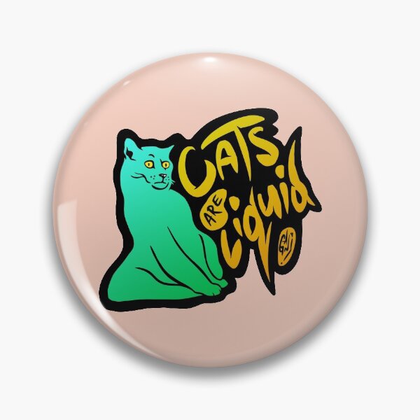 Item preview, Cats are liquid - Color version designed and sold by ArtonautGanj.