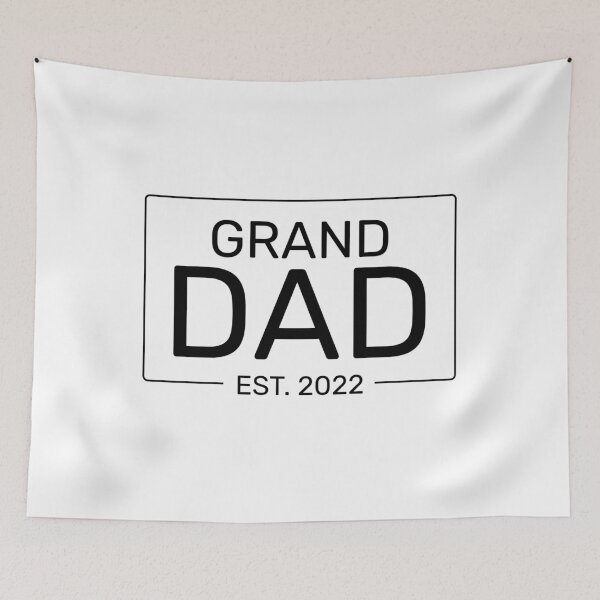 Item preview, GrandDad EST. 2022 Announcement GrandDaddy simple present Gift designed and sold by Dolphin Graphic.