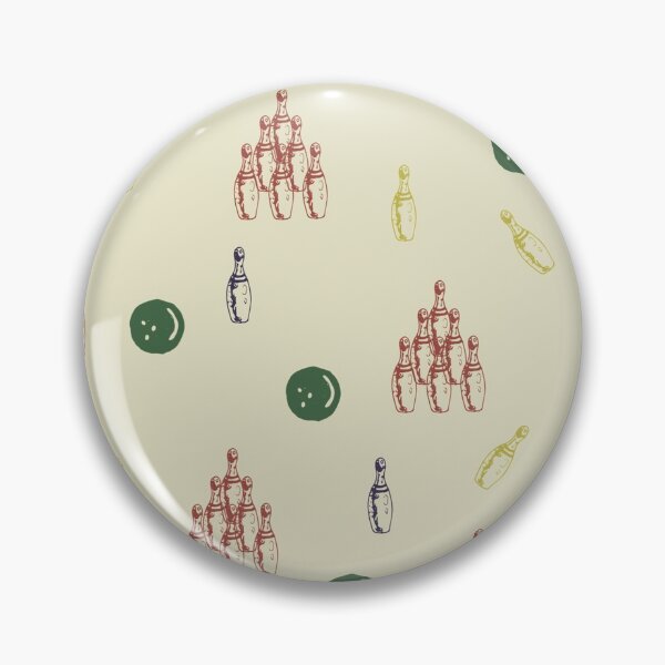 Item preview, Hand drawn bowling seamless pattern designed and sold by DesignForYou79.