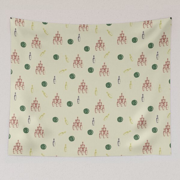 Item preview, Hand drawn bowling seamless pattern designed and sold by DesignForYou79.