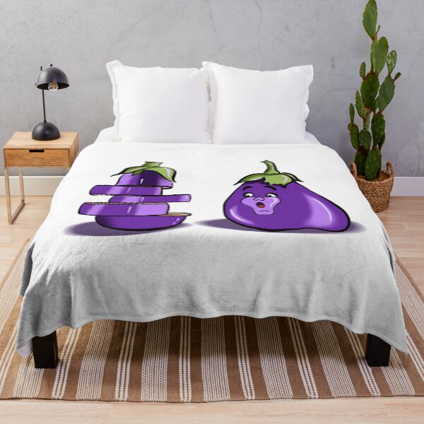 Item preview, Cartoon eggplants  designed and sold by Mashusha-art.