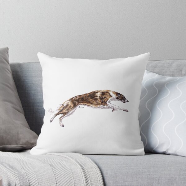 Artikelvorschau, Barsoi Windhund, Russischer Wolfshund Sprung, Sprung, Fliegen, Beweglichkeit, Aktion entworfen und verkauft von Amber Westwood.