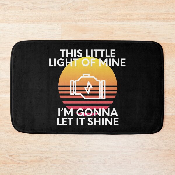 Item preview, This Little Light Of Mine Car Enthusiast Humor Check Engine Light designed and sold by EllConApparel.